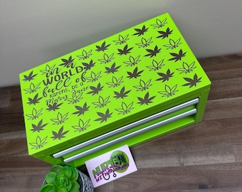 Custom Kobalt Mini Toolbox Stash Box: Laser Etched Design