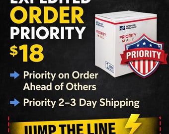 Expedited Order Priority | Rush Processing, 2-3 Day Shipping Upgrade