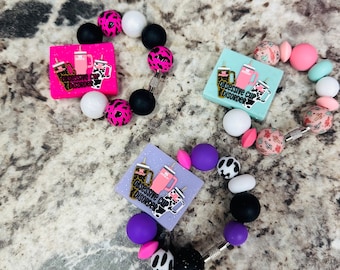 Obsessive cup disorder keychain, pen or cup handle charm