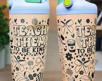 Teacher Appreciation Gift | Personalized Engraved Teacher Tumbler | 30oz Owala Cup