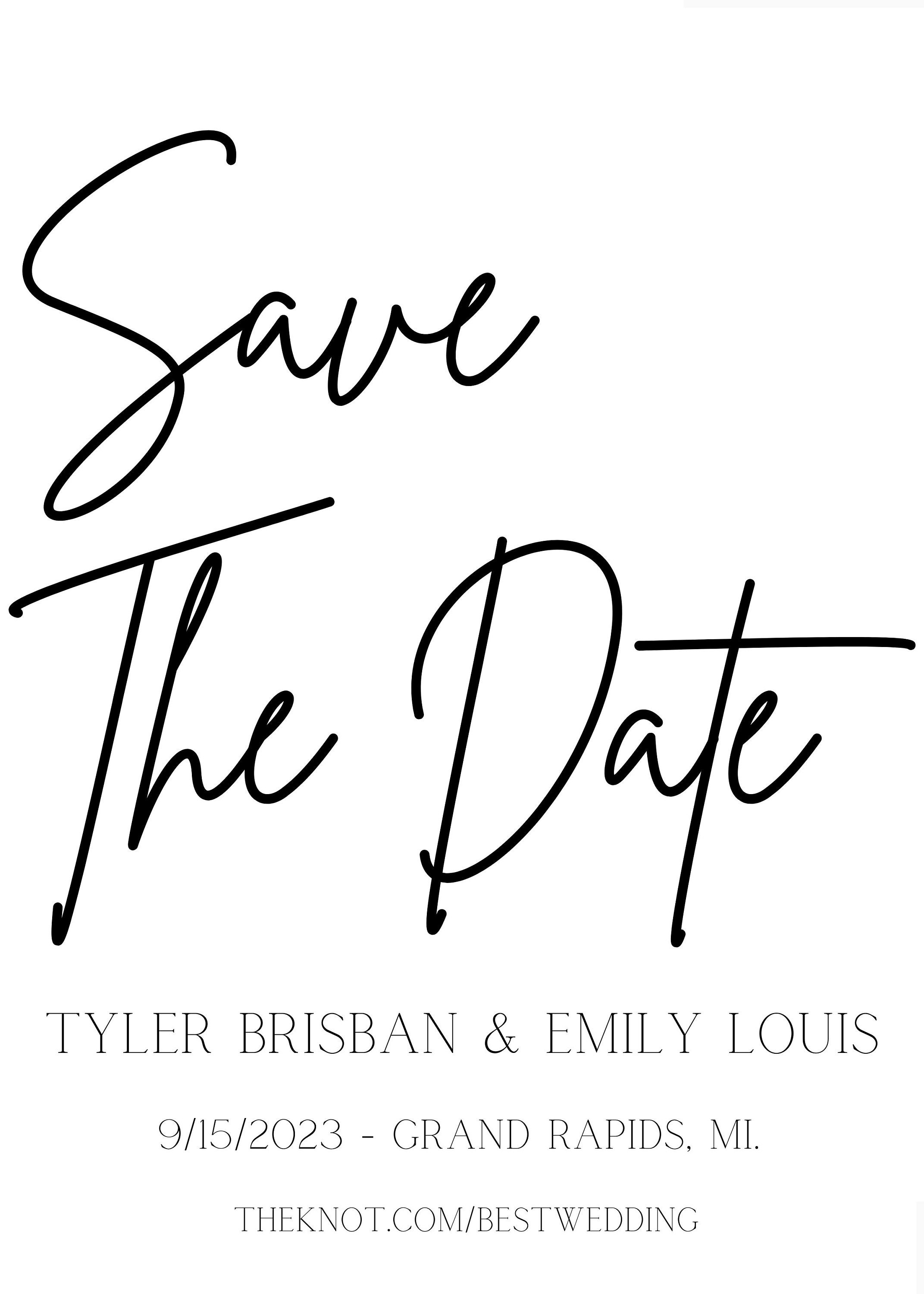 Save the Date Template Etsy Save the Date Template Etsy