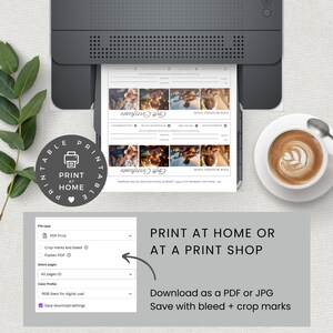 Peut inclure: Mod&egrave;le de ch&egrave;que-cadeau imprimable avec un collage de photos de personnes c&eacute;l&eacute;brant. Le mod&egrave;le est con&ccedil;u pour &ecirc;tre imprim&eacute; &agrave; la maison ou dans un magasin d'impression. Le texte sur le mod&egrave;le indique "Ch&egrave;que-cadeau".
