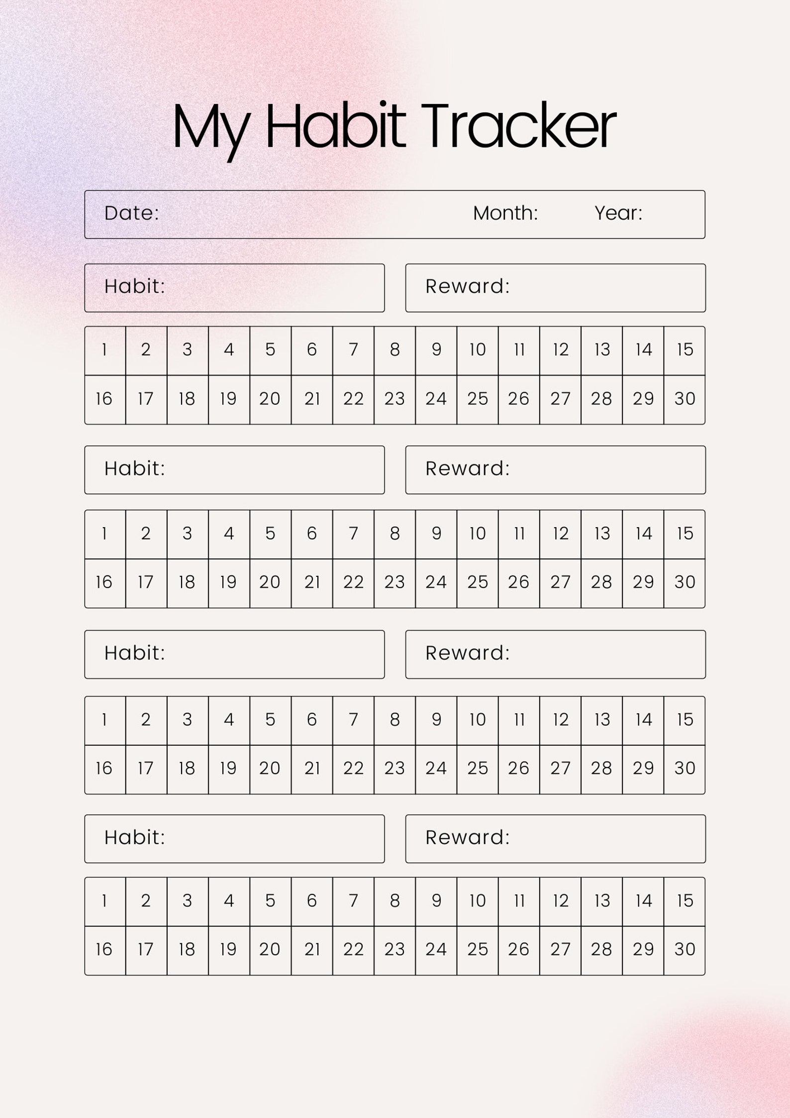 PDF Printable Personal Planner PDF Printable Printable - Etsy