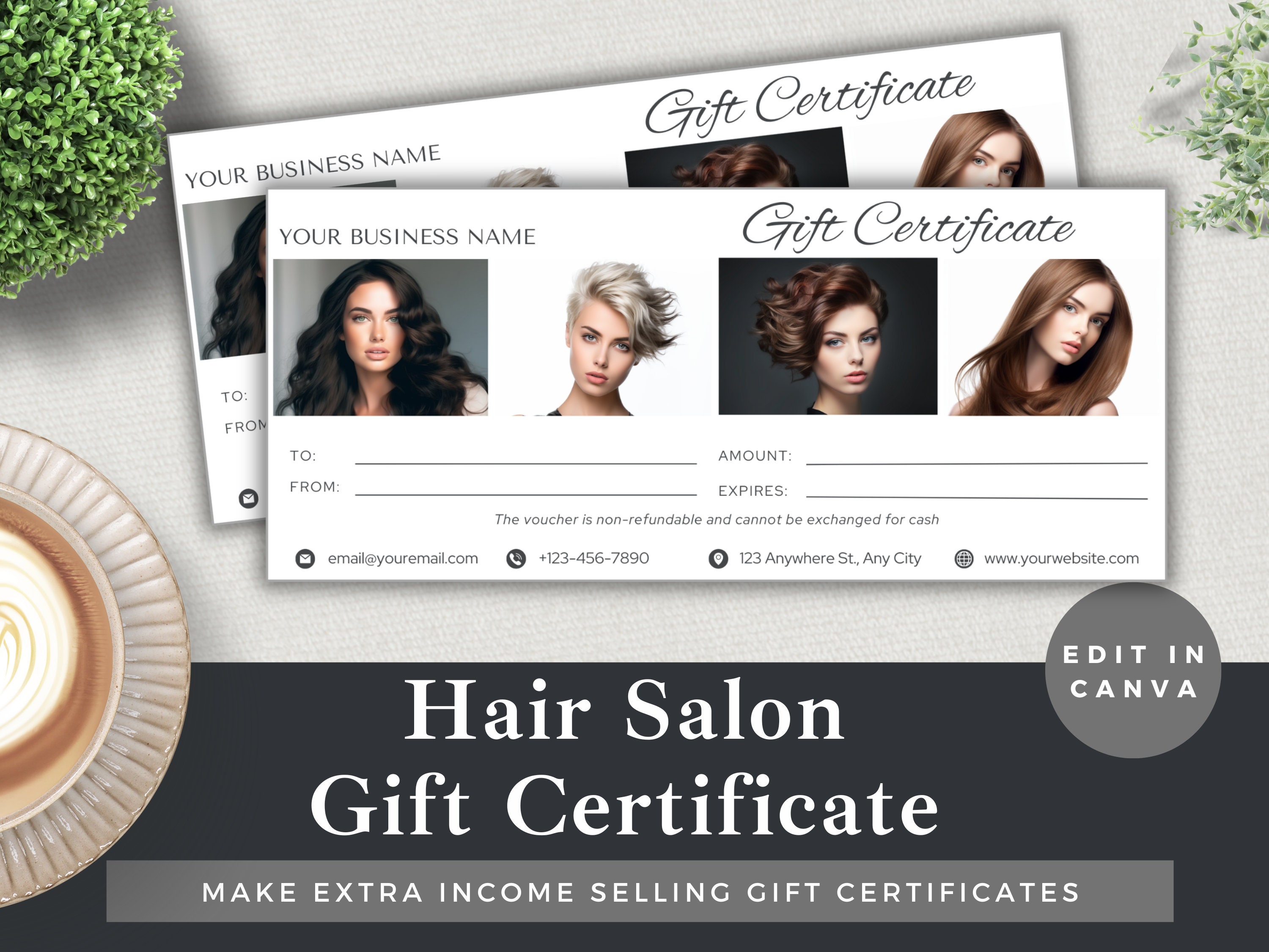 Image 7 for Salon Gift Certificate Template