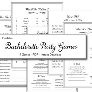 Bachelorette Party Games