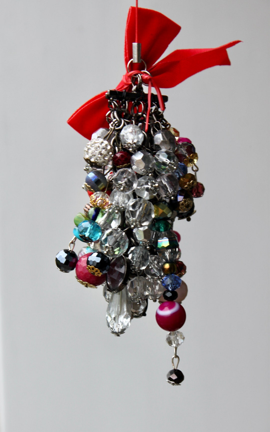 SUN Catcher Ornaments Christmas in August Free Fall Beaded Etsy