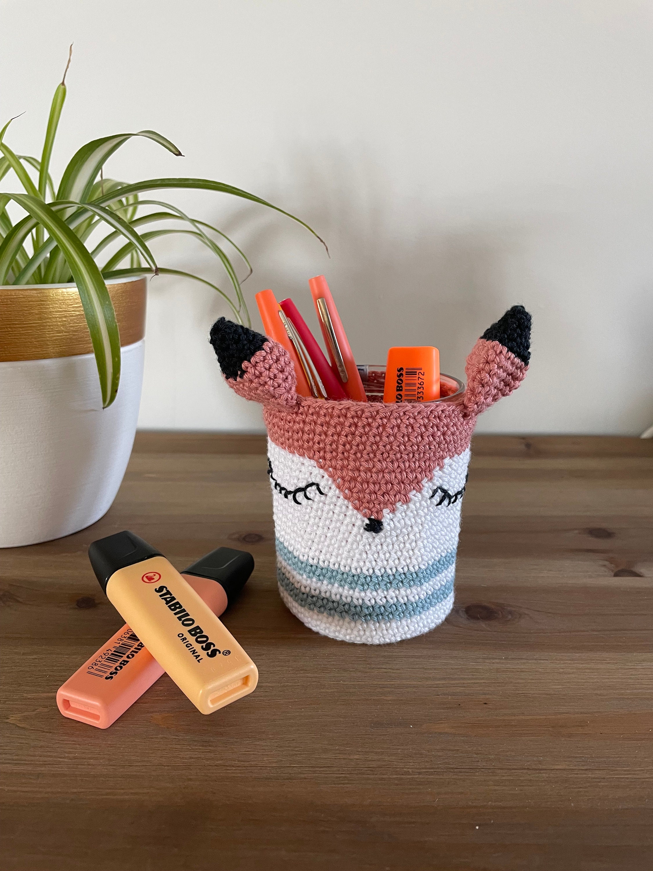 Pot à Crayons Renard