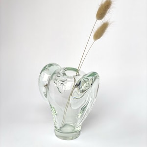 Vintage hand blown glass vase