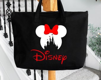 minnie mouse canvas tote bolsa