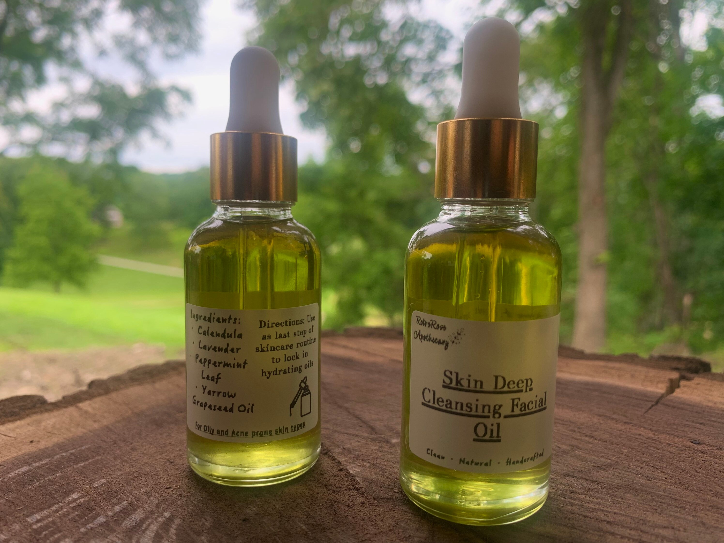 Skin Deep Cleansing Facial Oil Etsy