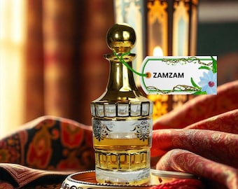 Bästsäljande Zamzam parfymolja | Arabisk doft av premiumkvalitet från Medina | Traditionell handgjord unisex | Alkoholfri vegansk Attar