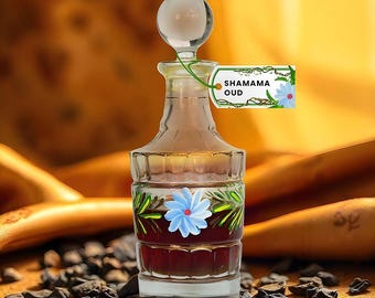 Sandalwood & Agarwood Blend made in Kannauj | Shamama Oud Attar | Exotic Herbal Woody Perfume Oil | Unisex Vegan Alcohol-Free Men Perfume