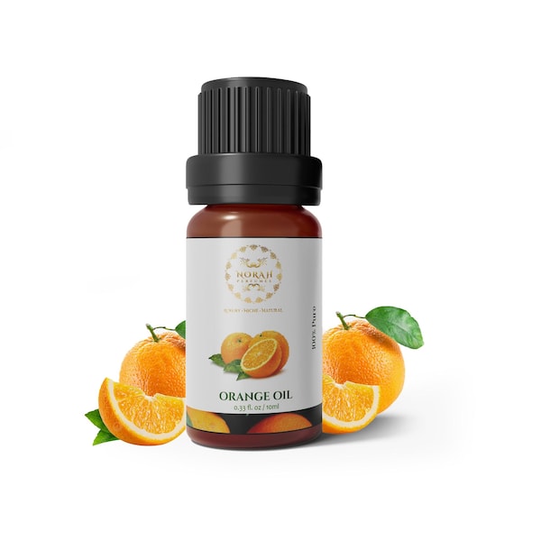 Cold-Pressed Sweet Citrus Pure Orange Essential Oil |  Lots of Goodness from Orange skin | 100% Natural Vegan Aromatherapy & Massage Oil