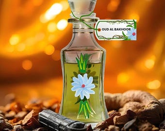 Oud and Bakhoor Blend Perfume Oil | Oud Al Bakhoor Attar Made In Kannauj |  Smoky Sweet Woody Scent | Vegan Unisex Alcohol-Free Men Perfume