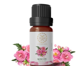 Best Selling Pure Rose Essential Oil | Steam Distilled Rose Otto | 100% Natural Therapeutic Oil | Vegan Aromatherapy & Skin Care for Women