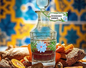 Authentic Shamama Musk Attar made in Kannauj | Spicy Musk & Sandalwood Perfume Oil | Amber Herbal Blend | Unisex Vegan Alcohol-Free Perfume