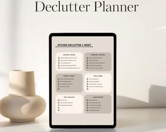 Planificador de orden definitivo / Reinicio del hogar habitación por habitación / Planificador de limpieza imprimible y digital