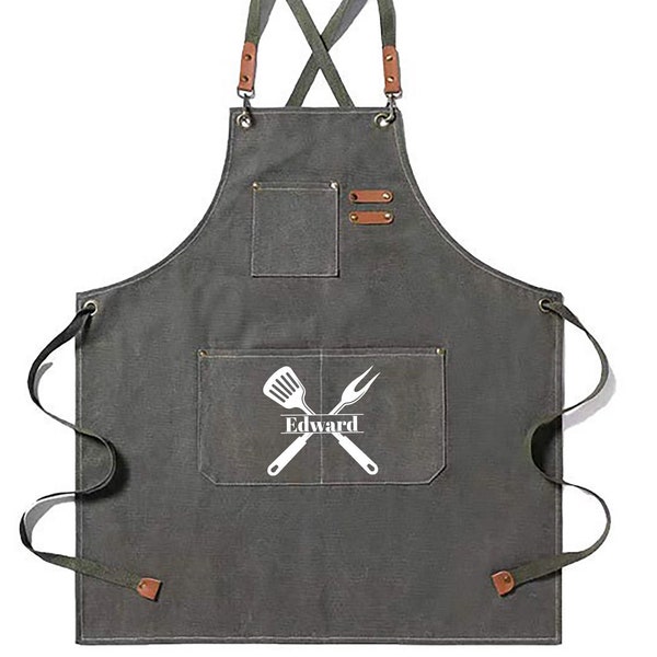 Grilling Apron Etsy