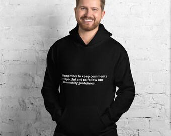 Community Guidelines Unisex Hoodie