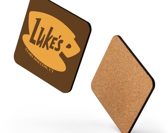 Luke's Diner Coaster, Cork-back Drink Coaster