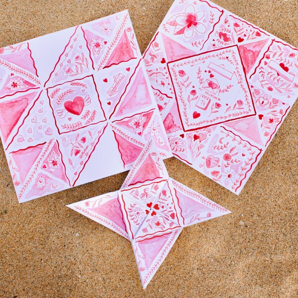 Victorian Valentine Card - Etsy
