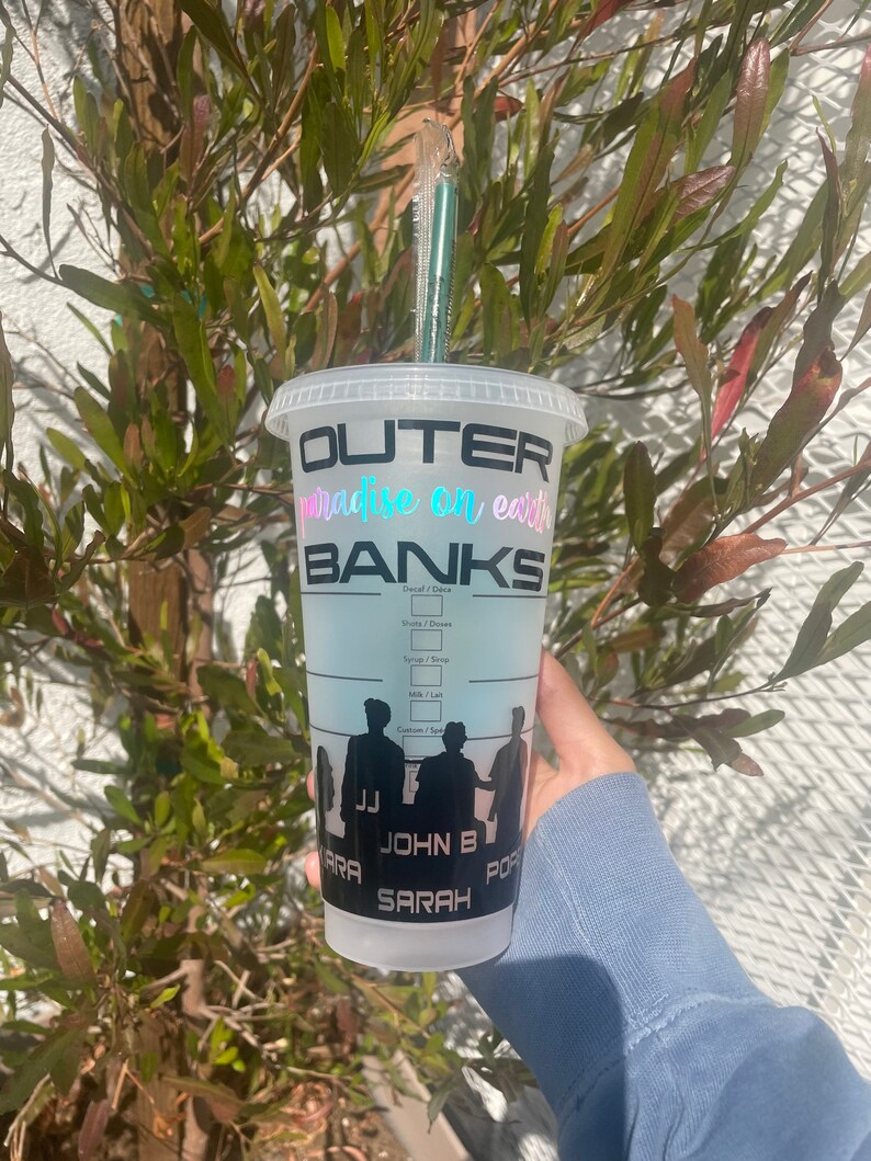 Outer Banks Starbucks Cup Etsy