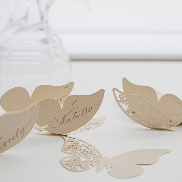 Three Dimensional Butterfly Place Cards