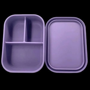 NEWPlastic Disposable Bento Box Meal Storage Food Prep Stackable