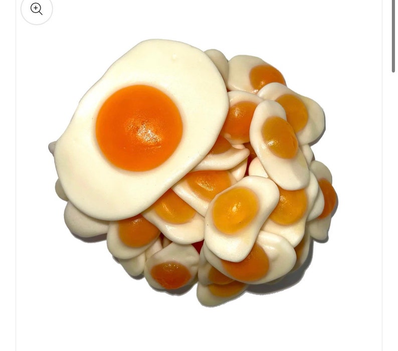 Giant Fried Eggs Mix Candy Gummies Gummy Gift Kids 8oz Bag Etsy
