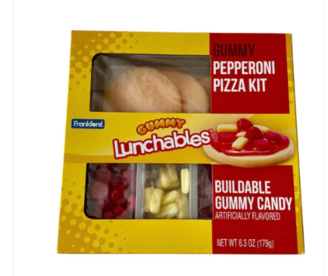 Lunchable Gummies Pepperoni Kit DIY Candy Kit for Kids Etsy