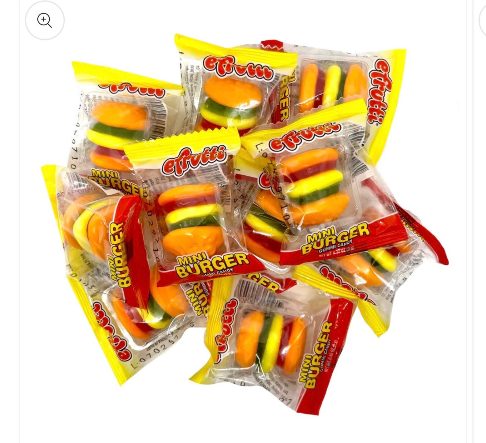 EFRUTTI 10 Pack Hamburger Gummies Gummy Etsy