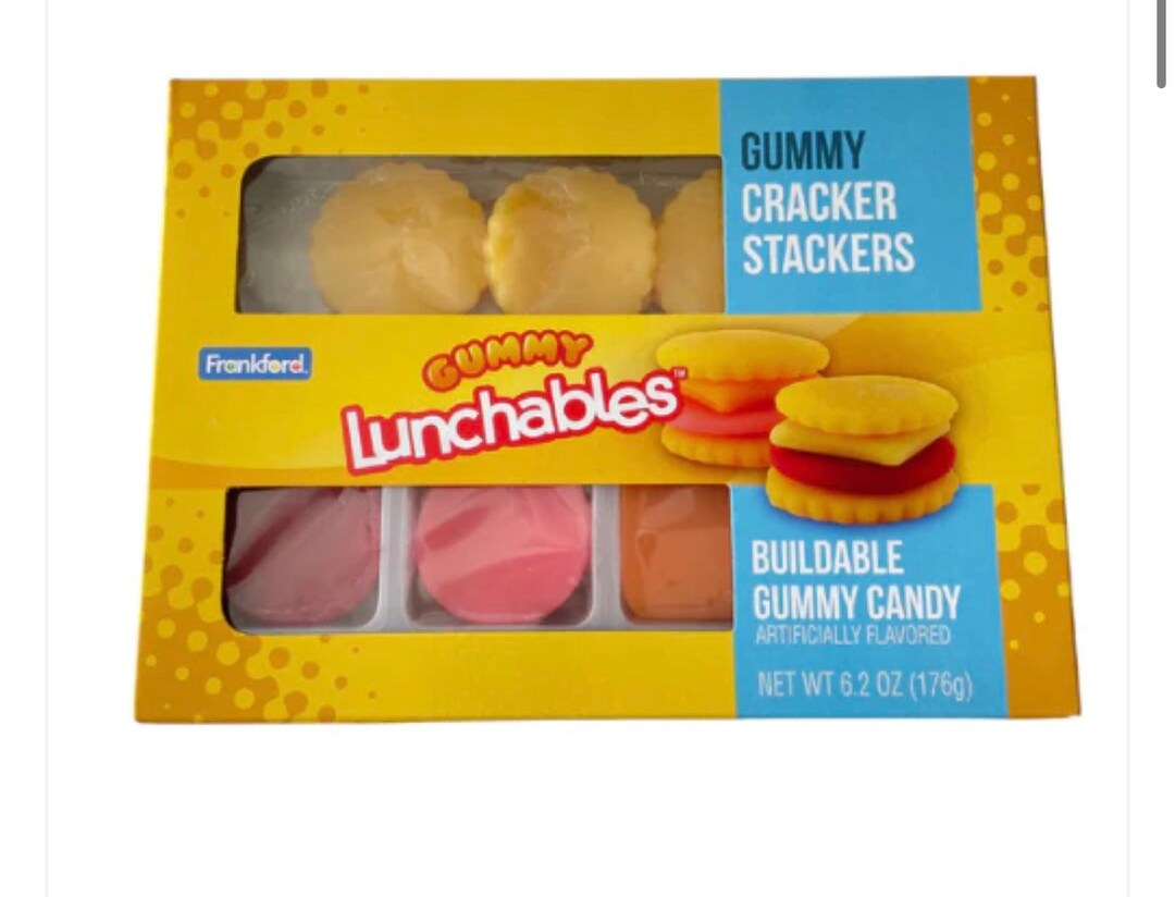 Lunchable Gummies Cracker Stackers Kit DIY Candy Kit for Kids Etsy
