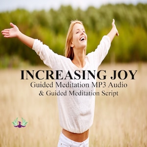 Paquete de audio y guión MP3 de meditación guiada para aumentar la alegría