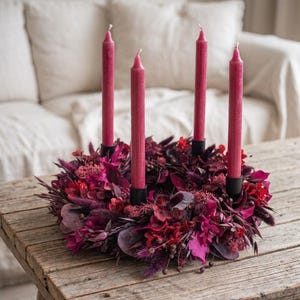 Adventskranz mit schleife