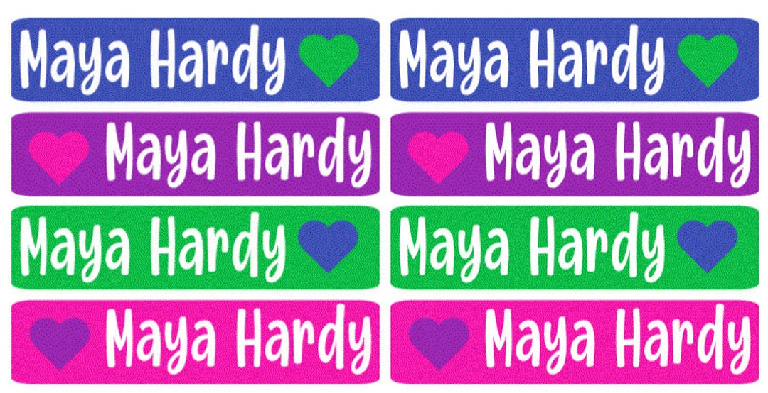 Lunch Box Labels Name Labels School Supply Stickers Back Etsy