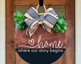 Front Door Decor | Welcome | Door Hanger | Front Door Wreath | Housewarming Gift | Home Decor | Welcome Summer | Summer | Summer House |