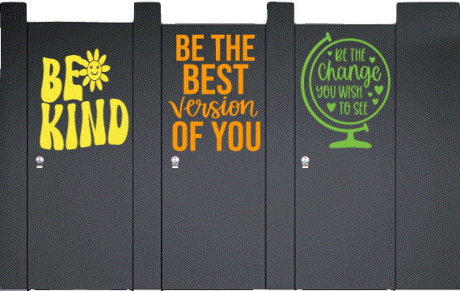 School Bathroom Stall Decals Bathroom Decals Vinyl Decals Etsy
