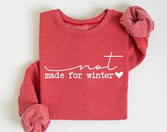 Winter Sweatshirt : Cozy Season, Winter Lover Sweater, Women Christmas Crewneck, Festive Holiday Gift