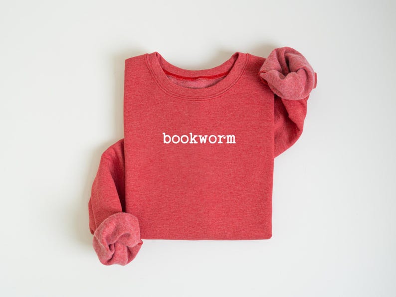 Bookworm Sweatshirt, Cute Books Lover Sweatshirt, Books Club Shirt, Books Lover Gift, Back To School Shirt, Elementary Teacher Shirt image 6