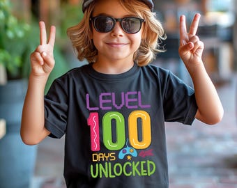 Boys 100 Days Of School Sweatshirt, Kids 100th Day School Celebration, Funny School Shirt