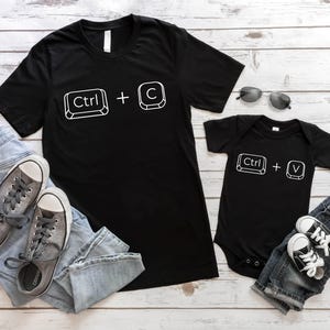 Copy Paste Shirt, Ctrl C Ctrl V Shirt, Fathers Day Shirt, Fathers Day Gift, Father Son Shirts, Daddy And Me Shirt, Matching Family Shirts