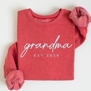 Personalized Grandma Est Sweatshirt, Mothers Day Gift