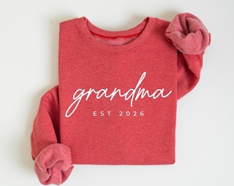 Personalized Grandma Est Sweatshirt, Mothers Day Gift