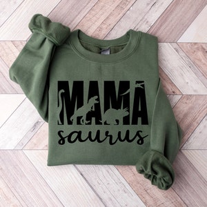 Mama Saurus Sweatshirt, Mama Dinosaur, Mom Life Sweatshirt, Mother's Day Sweatshirt, Funny Mother's Day Gift, Mom Of Boys, Gift for Mom