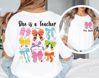 She is A Teacher Sweatshirt, Religious Teacher T-Shirt, Gift For Teacher, Inspirational Teacher, Teacher Appreciation Gift