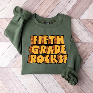 Fifth Grade Rocks, 5 Th Grade Back To School Gift T-Shirt Fifth Grade Rocks, 5 Th Grade Back To School Gift T-Shirt