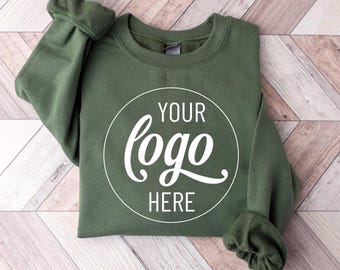 Custom Logo Sweatshirt, Small Business Custom Logo, Real Estate Sweatshirt, Team Staff Logo Shirt, Custom School Logo Shirt, Company Logo