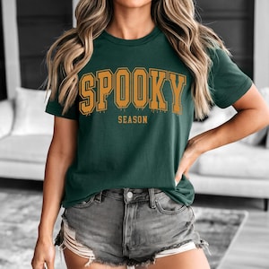Spooky Season Sweatshirt, Retro Spooky Shirt, Spooky Halloween, Womens Halloween Shirt, Fall Vibes, Cozy Season Shirt, Cute Fall Shirt immagine 4