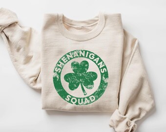 Retro St Patricks Day Sweatshirt, Funny Lucky Day Party Sweater, Shamrock Hoodie, St Patricks Day Outfit