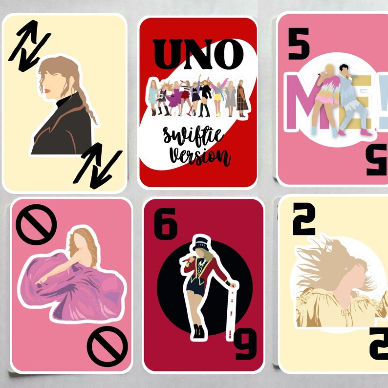 Taylor Swift UNO Cards Taylor's Version Taylor Swift Gift Swifties UNO